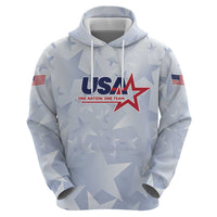 Custom USA Soccer Team 2026 Zip Hoodie One Nation One Team - Wonder Print Shop