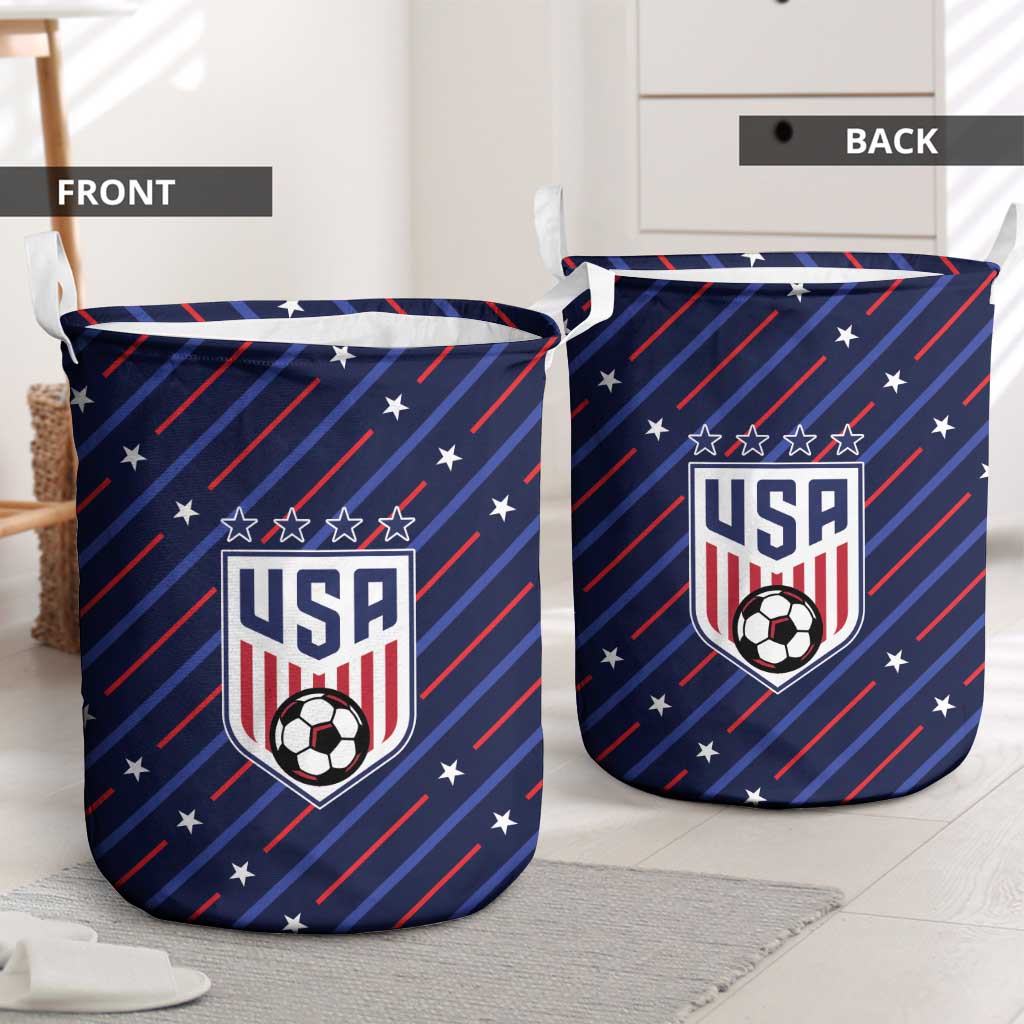 Soccer USA 2026 Laundry Basket Stronger Together We Are One Nation - Wonder Print Shop