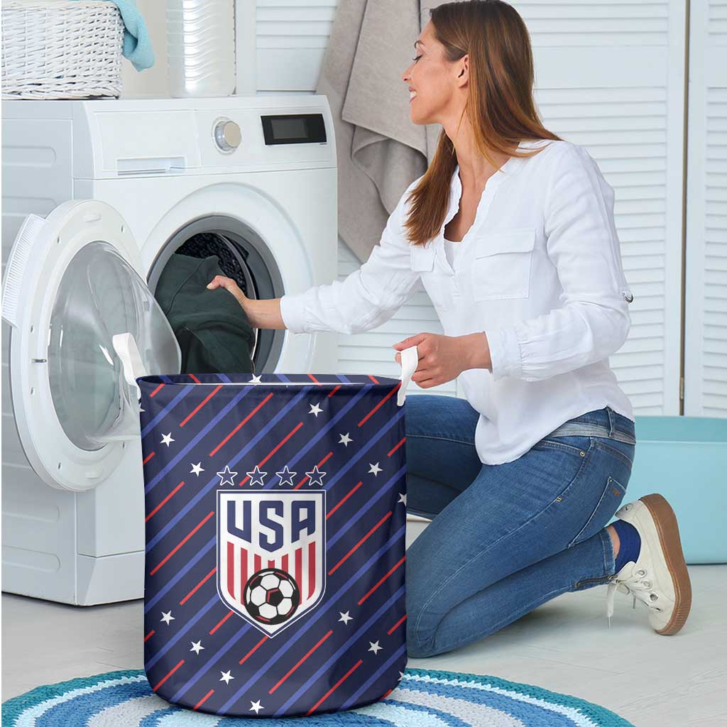 Soccer USA 2026 Laundry Basket Stronger Together We Are One Nation - Wonder Print Shop