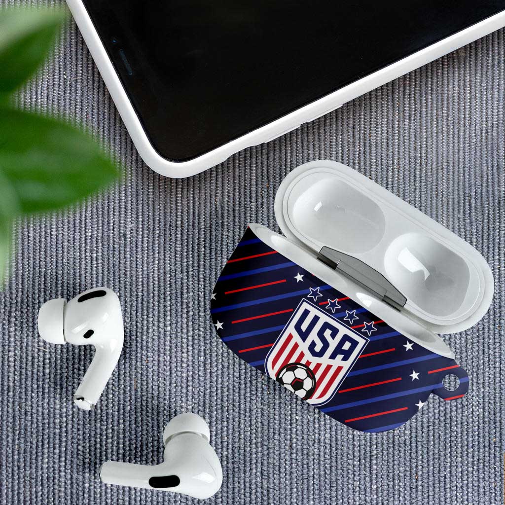 Soccer USA 2026 AirPods Case Stronger Together We Are One Nation - Wonder Print Shop