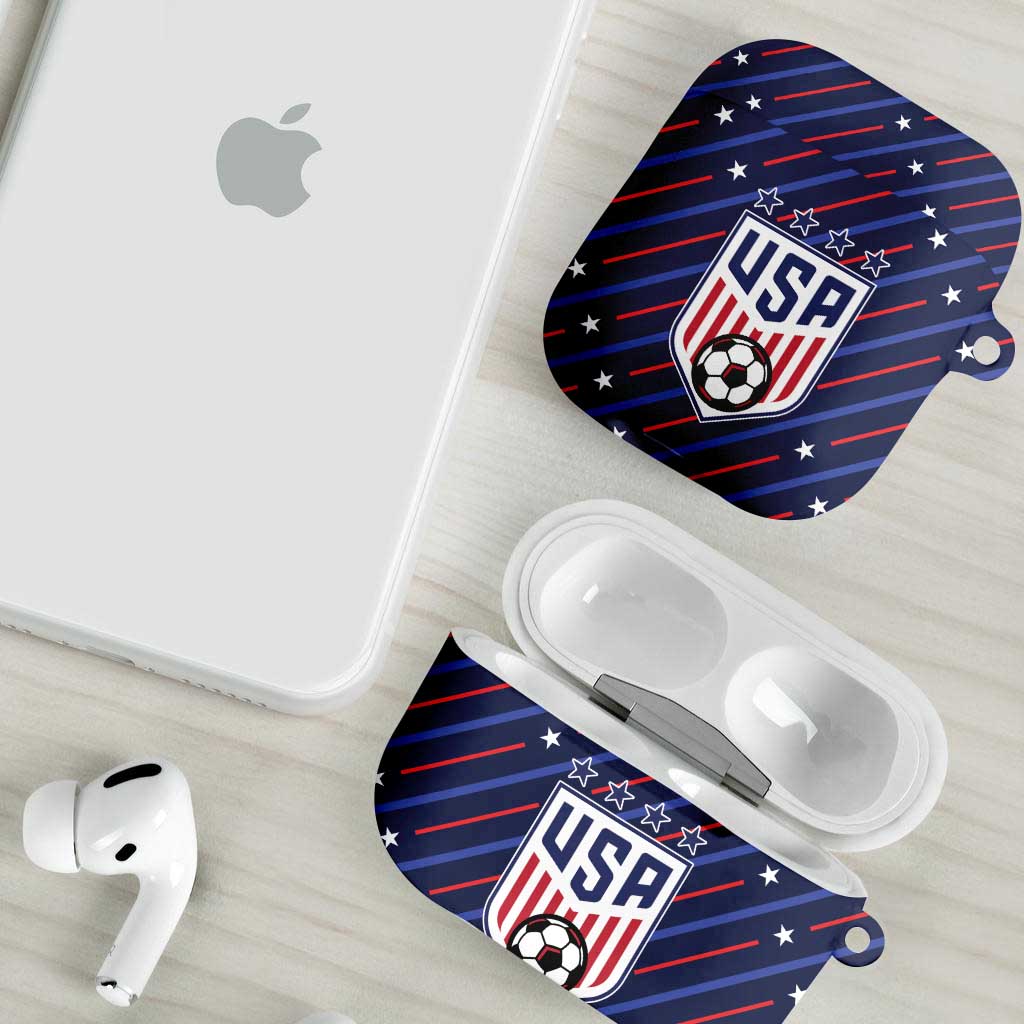 Soccer USA 2026 AirPods Case Stronger Together We Are One Nation - Wonder Print Shop