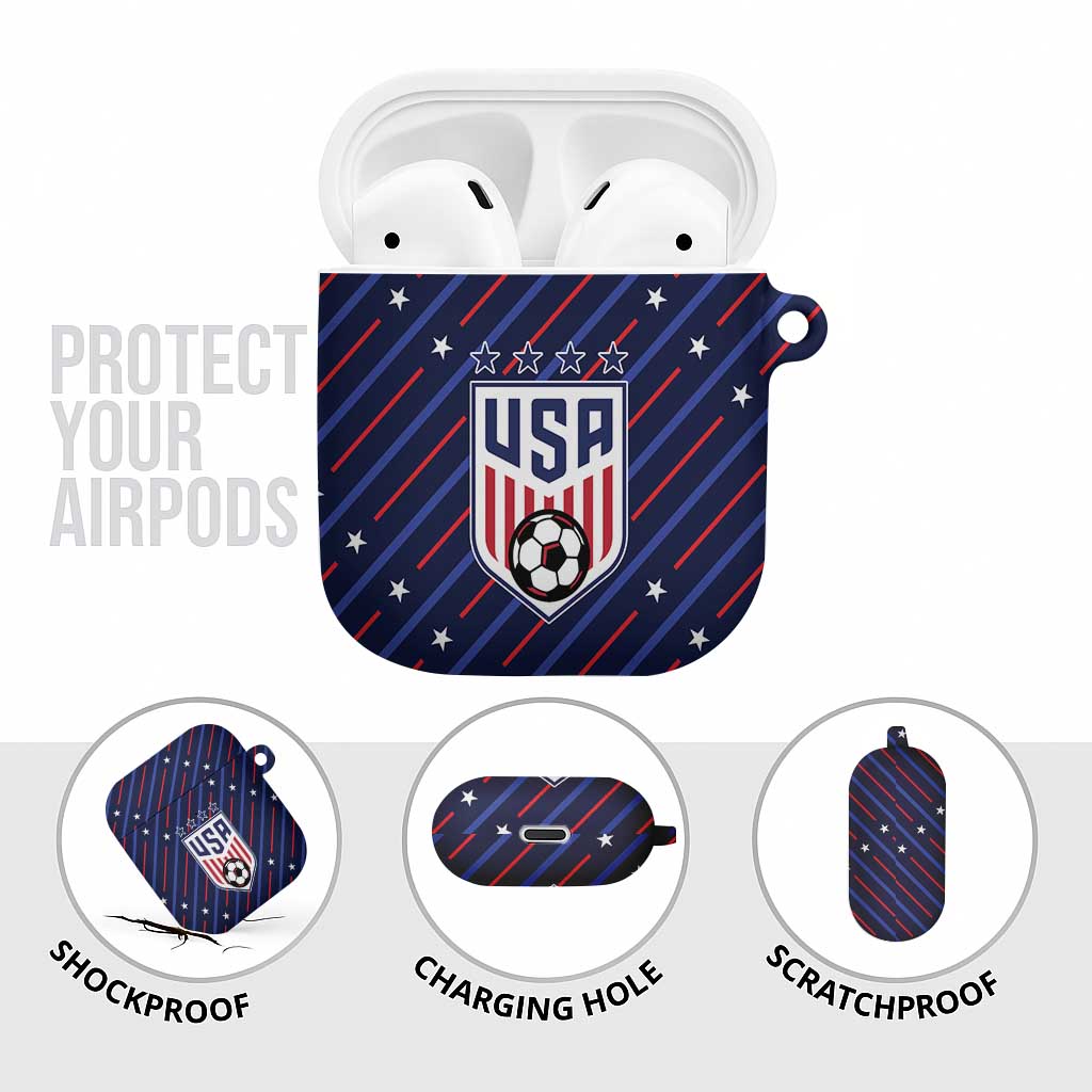 Soccer USA 2026 AirPods Case Stronger Together We Are One Nation - Wonder Print Shop