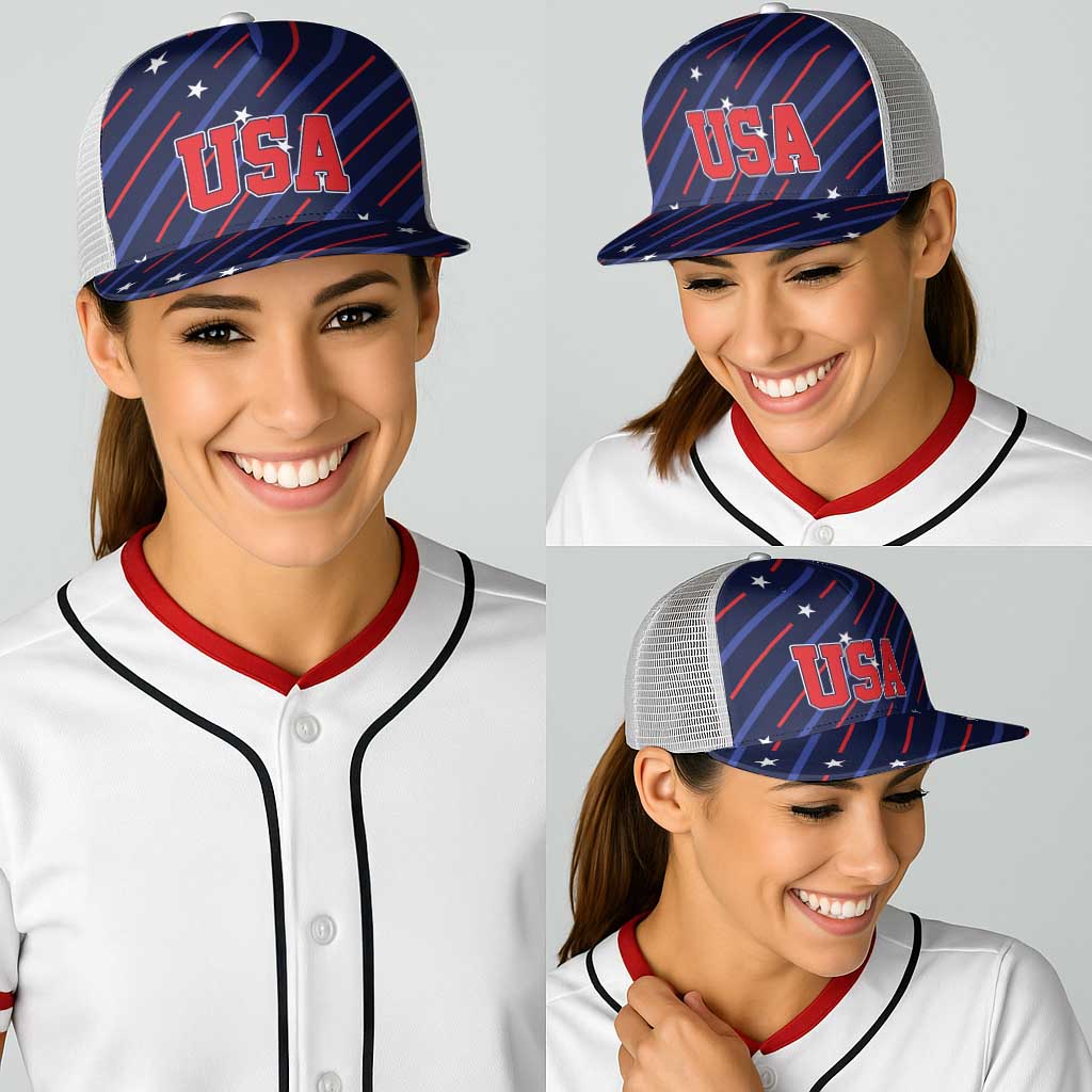 Soccer USA 2026 Baseball Net Cap Stronger Together We Are One Nation - Wonder Print Shop