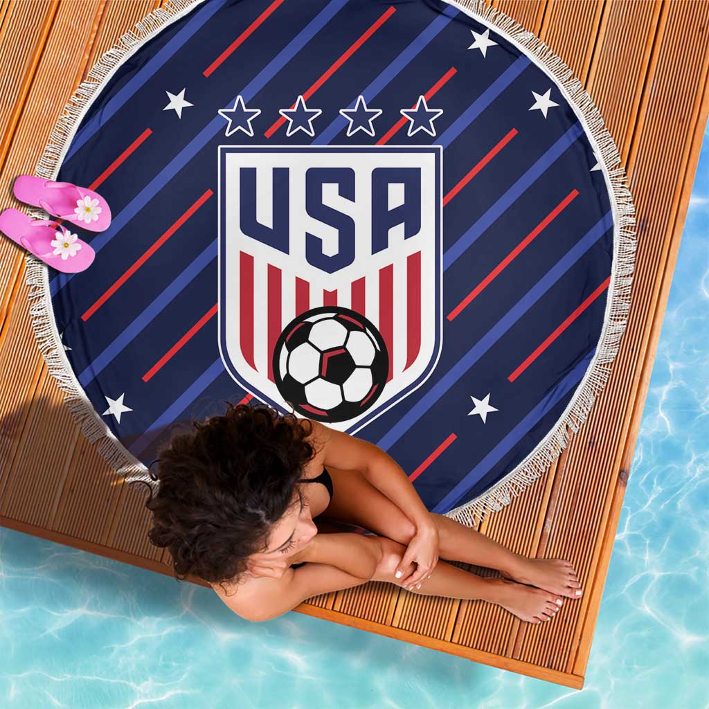 Soccer USA 2026 Beach Blanket Stronger Together We Are One Nation - Wonder Print Shop
