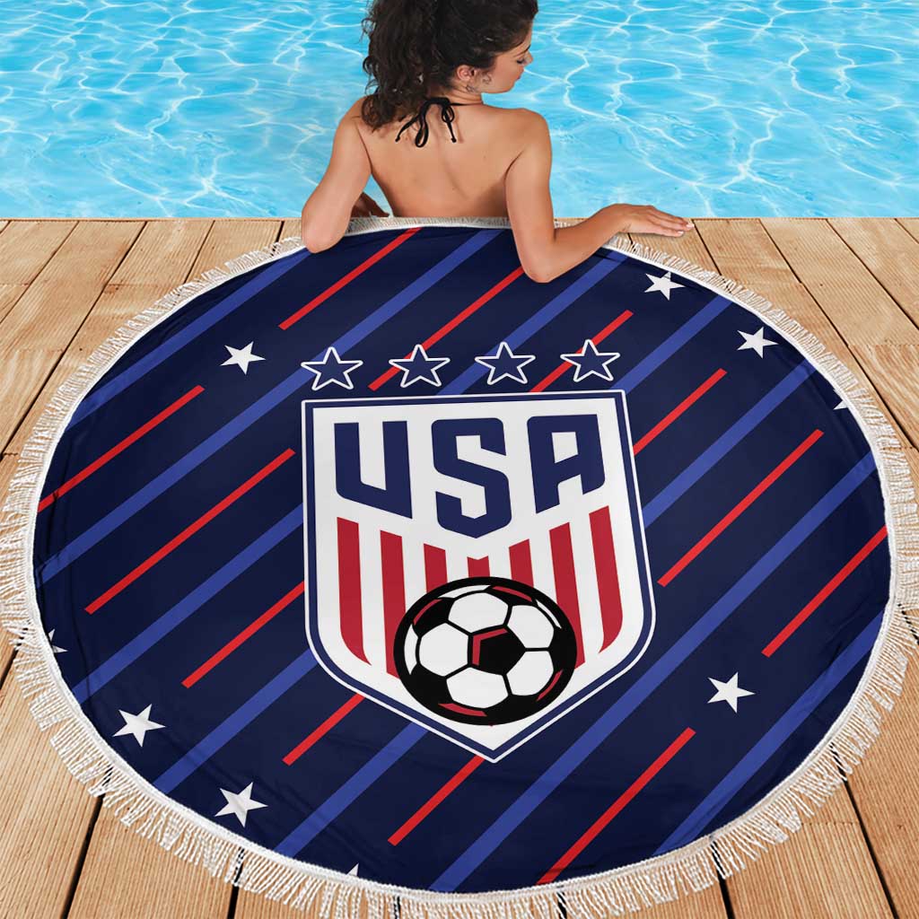 Soccer USA 2026 Beach Blanket Stronger Together We Are One Nation - Wonder Print Shop