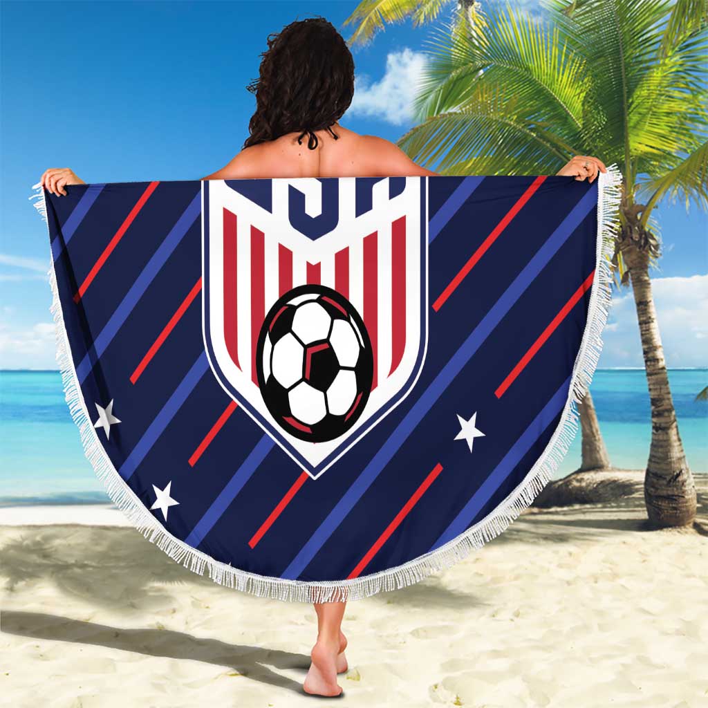 Soccer USA 2026 Beach Blanket Stronger Together We Are One Nation - Wonder Print Shop