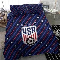Soccer USA 2026 Bedding Set Stronger Together We Are One Nation - Wonder Print Shop