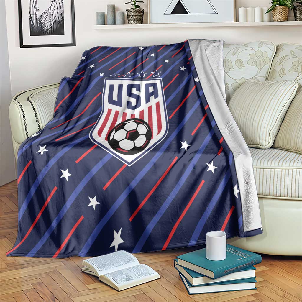 Soccer USA 2026 Blanket Stronger Together We Are One Nation - Wonder Print Shop