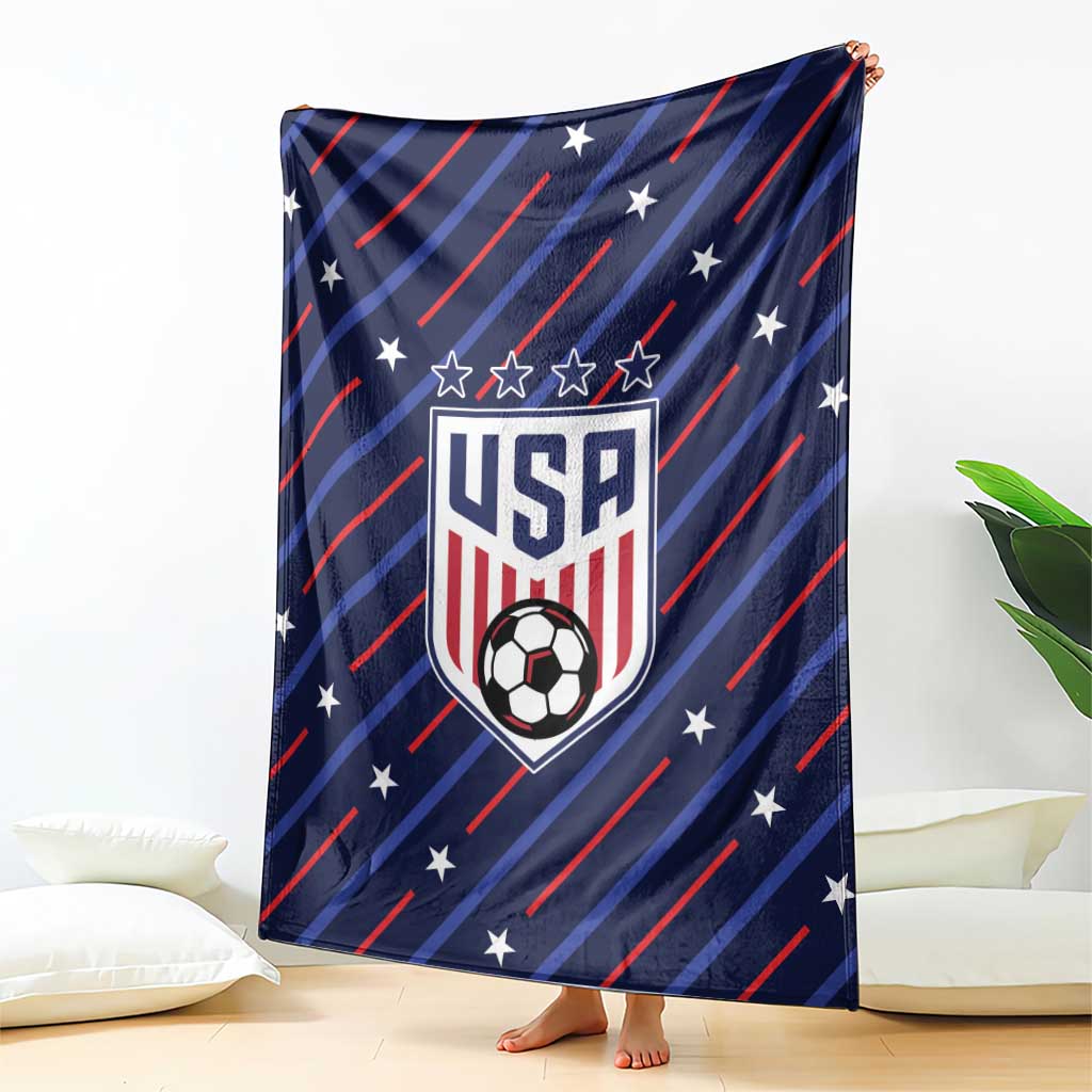 Soccer USA 2026 Blanket Stronger Together We Are One Nation - Wonder Print Shop
