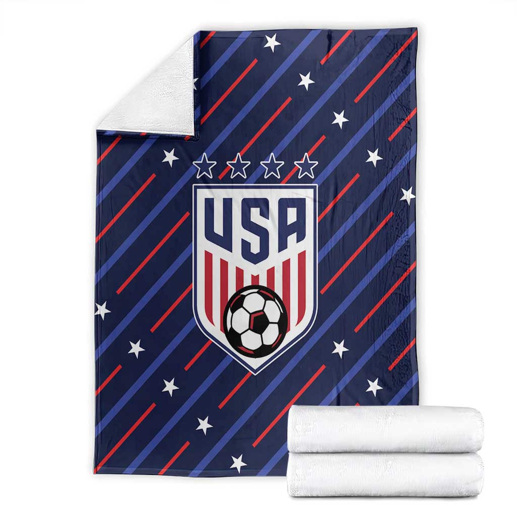 Soccer USA 2026 Blanket Stronger Together We Are One Nation - Wonder Print Shop