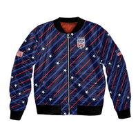 Custom Soccer USA 2026 Bomber Jacket Stronger Together We Are One Nation - Wonder Print Shop