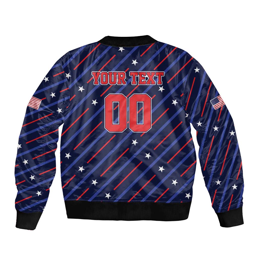 Custom Soccer USA 2026 Bomber Jacket Stronger Together We Are One Nation - Wonder Print Shop