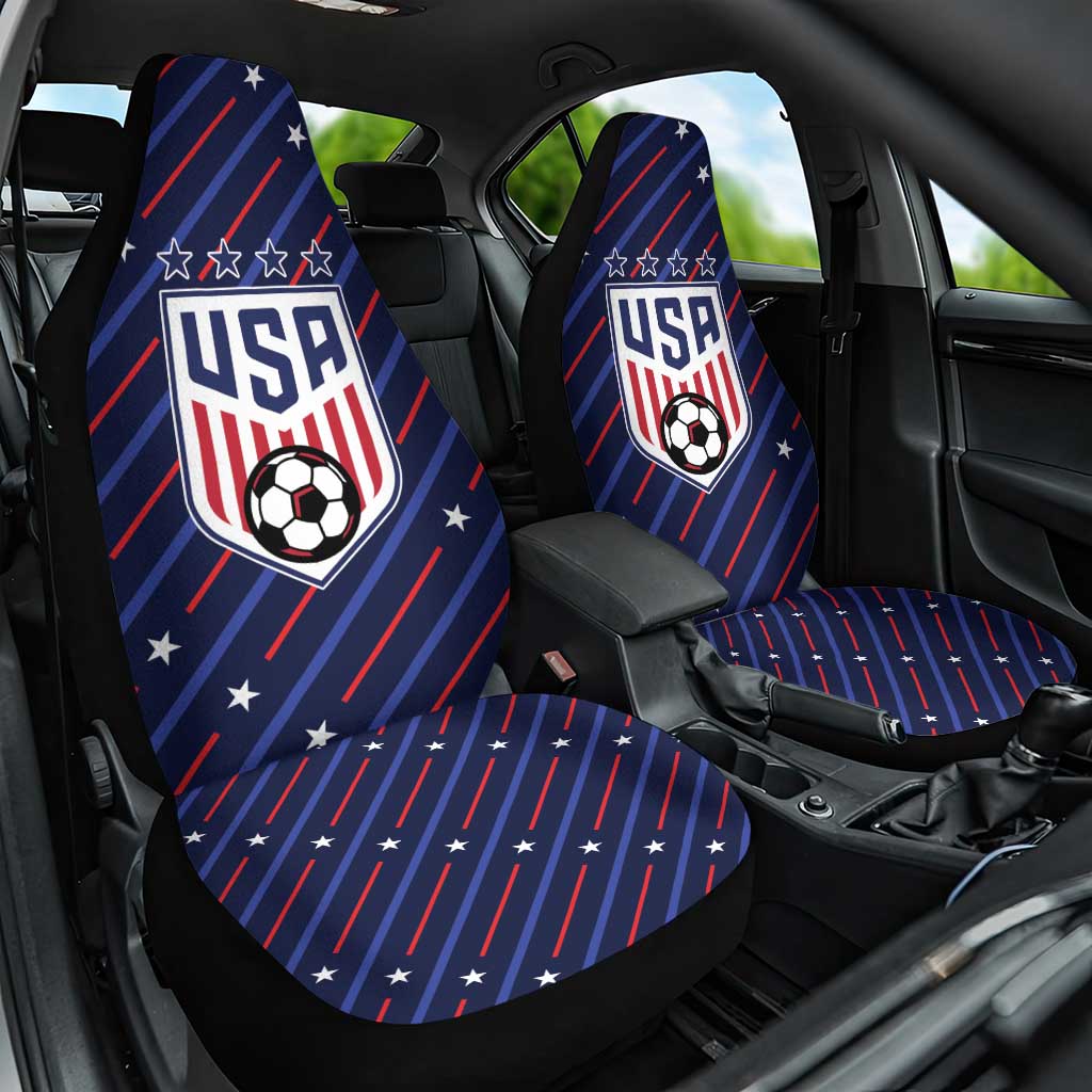 Soccer USA 2026 Car Seat Cover Stronger Together We Are One Nation - Wonder Print Shop