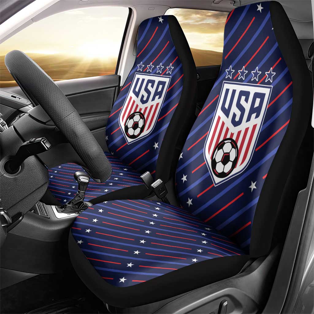 Soccer USA 2026 Car Seat Cover Stronger Together We Are One Nation - Wonder Print Shop