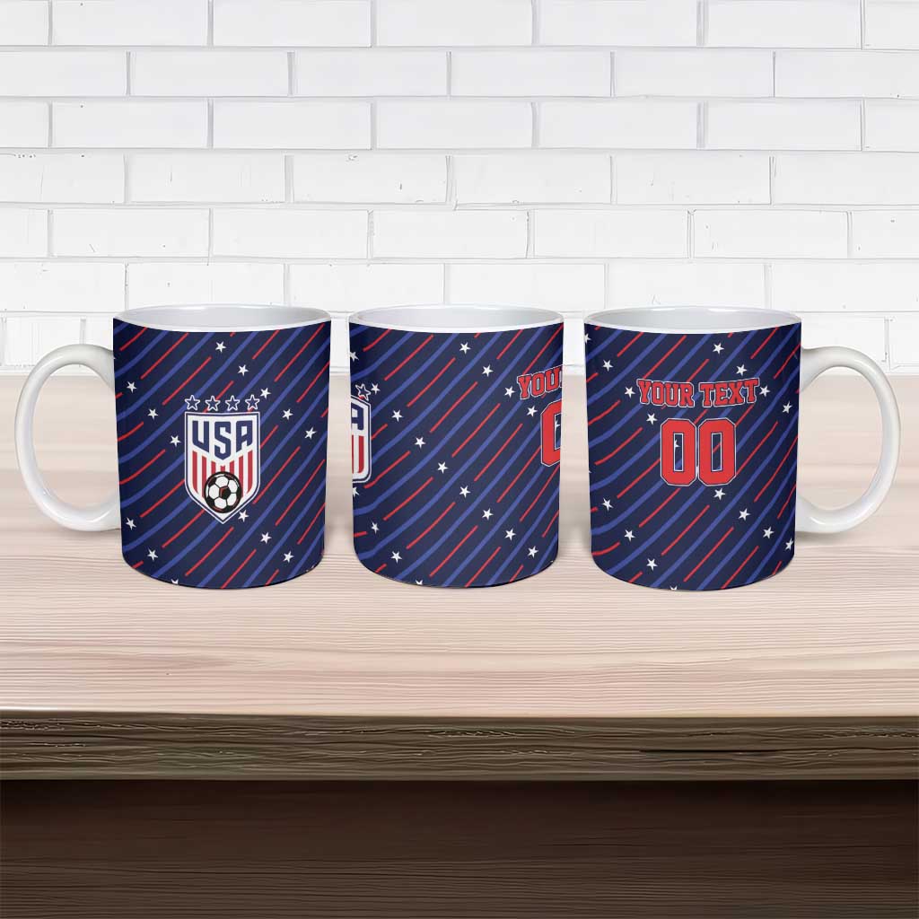 Custom Soccer USA 2026 Ceramic Mug Stronger Together We Are One Nation - Wonder Print Shop