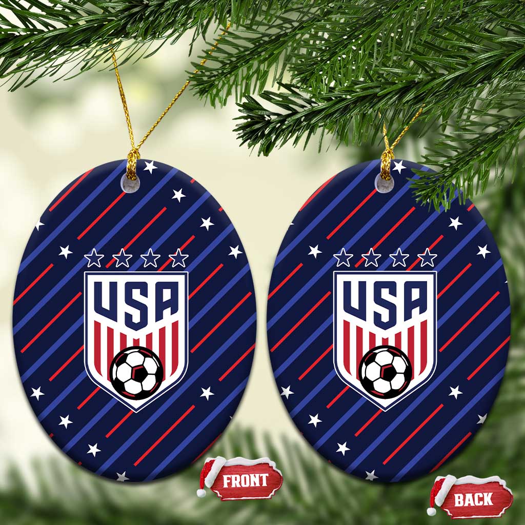 Soccer USA 2026 Ceramic Ornament Stronger Together We Are One Nation - Wonder Print Shop