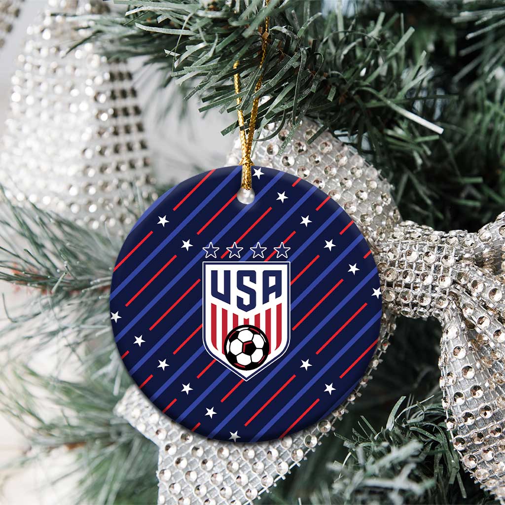 Soccer USA 2026 Ceramic Ornament Stronger Together We Are One Nation - Wonder Print Shop
