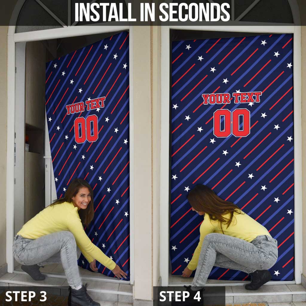 Custom Soccer USA 2026 Door Cover Stronger Together We Are One Nation - Wonder Print Shop