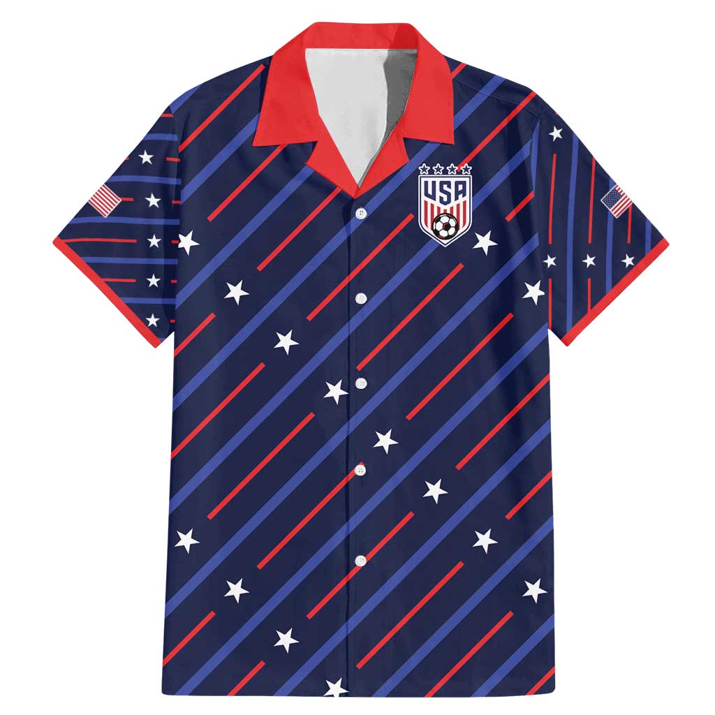 Custom Soccer USA 2026 Family Matching Mermaid Dress and Hawaiian Shirt Stronger Together We Are One Nation - Wonder Print Shop