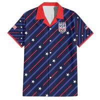 Custom Soccer USA 2026 Family Matching Short Sleeve Bodycon Dress and Hawaiian Shirt Stronger Together We Are One Nation - Wonder Print Shop