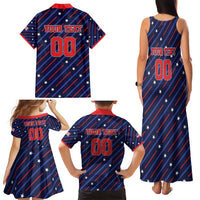 Custom Soccer USA 2026 Family Matching Tank Maxi Dress and Hawaiian Shirt Stronger Together We Are One Nation - Wonder Print Shop