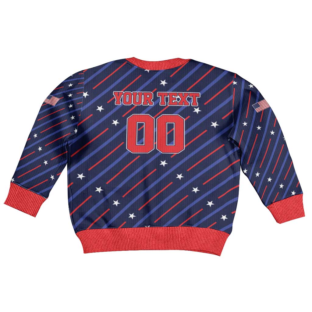 Soccer USA 2026 Kid Ugly Christmas Sweater Stronger Together We Are One Nation - Wonder Print Shop