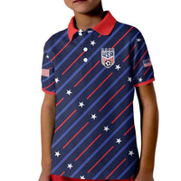 Custom Soccer USA 2026 Kid Polo Shirt Stronger Together We Are One Nation - Wonder Print Shop
