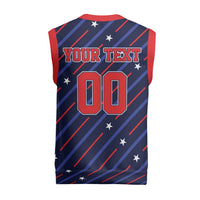 Soccer USA 2026 Christmas Knitted V-Neck Vest Stronger Together We Are One Nation - Wonder Print Shop