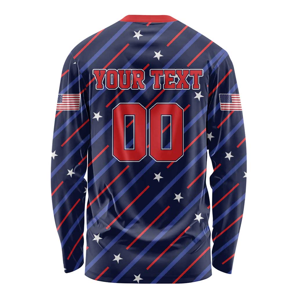 Custom Soccer USA 2026 Long Sleeve Shirt Stronger Together We Are One Nation - Wonder Print Shop