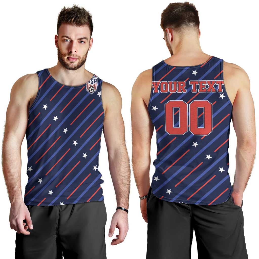 Custom Soccer USA 2026 Men Tank Top Stronger Together We Are One Nation - Wonder Print Shop