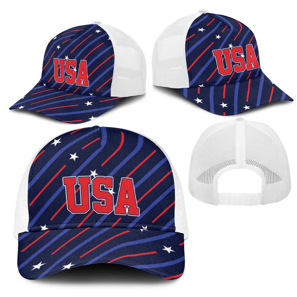 Soccer USA 2026 Mesh Trucker Cap Stronger Together We Are One Nation - Wonder Print Shop
