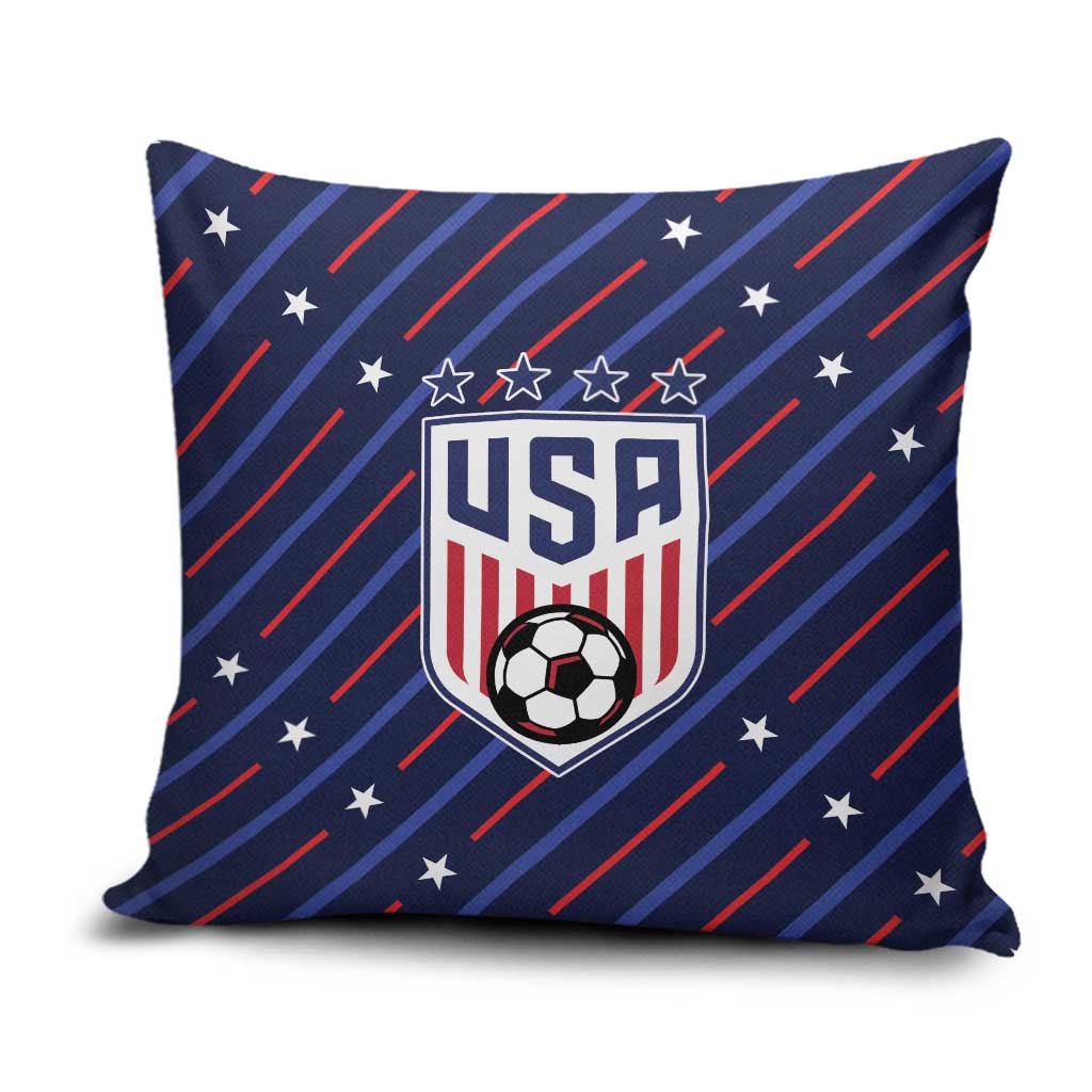 Soccer USA 2026 Pillow Cover Stronger Together We Are One Nation - Wonder Print Shop