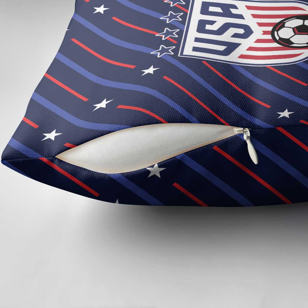 Soccer USA 2026 Pillow Cover Stronger Together We Are One Nation - Wonder Print Shop