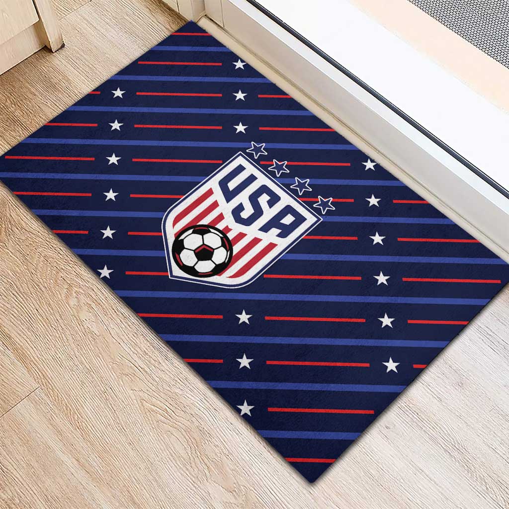 Soccer USA 2026 Rubber Doormat Stronger Together We Are One Nation - Wonder Print Shop