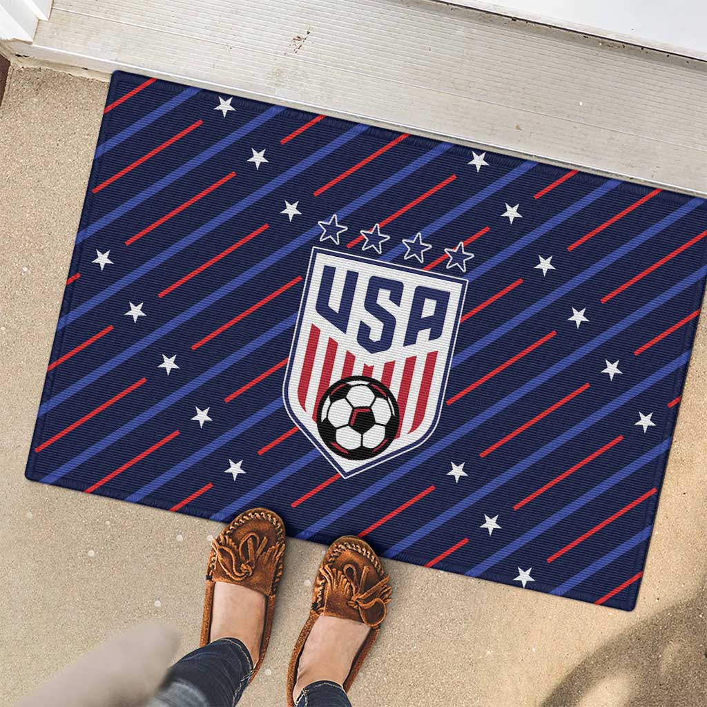 Soccer USA 2026 Rubber Doormat Stronger Together We Are One Nation - Wonder Print Shop