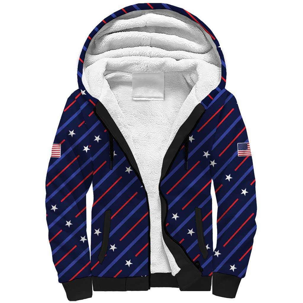 Custom Soccer USA 2026 Sherpa Hoodie Stronger Together We Are One Nation - Wonder Print Shop