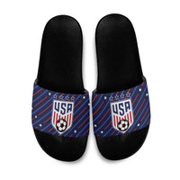 Soccer USA 2026 Slide Sandals Stronger Together We Are One Nation - Wonder Print Shop