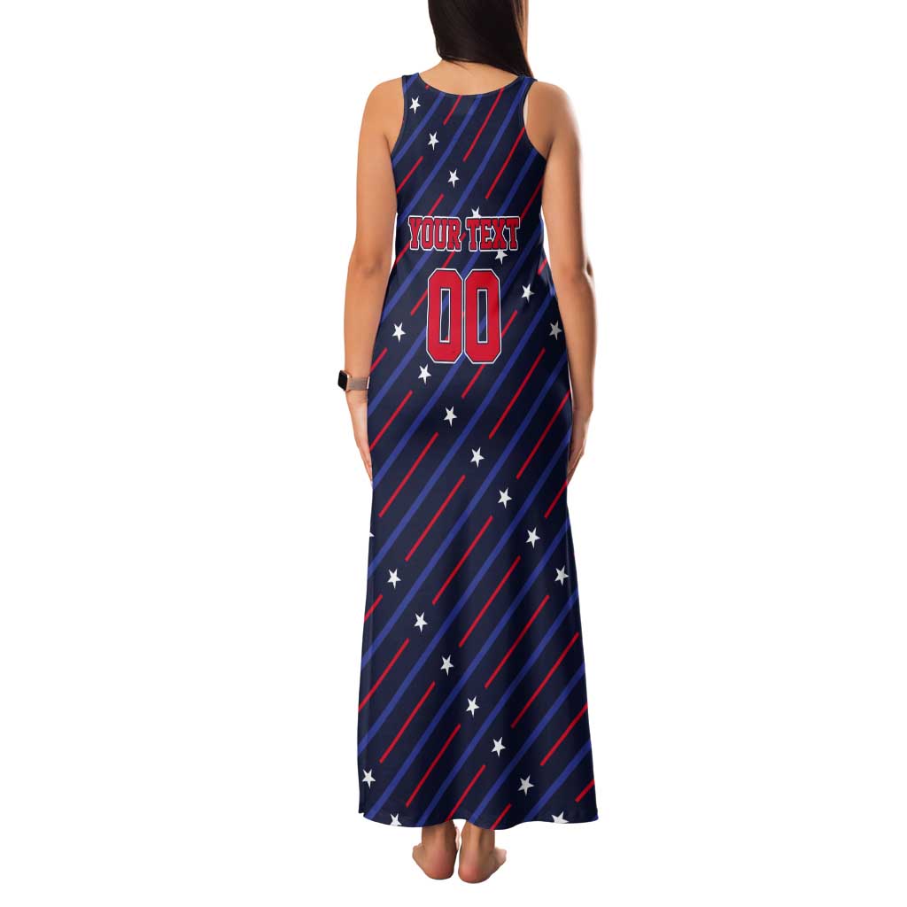 Custom Soccer USA 2026 Tank Maxi Dress Stronger Together We Are One Nation - Wonder Print Shop