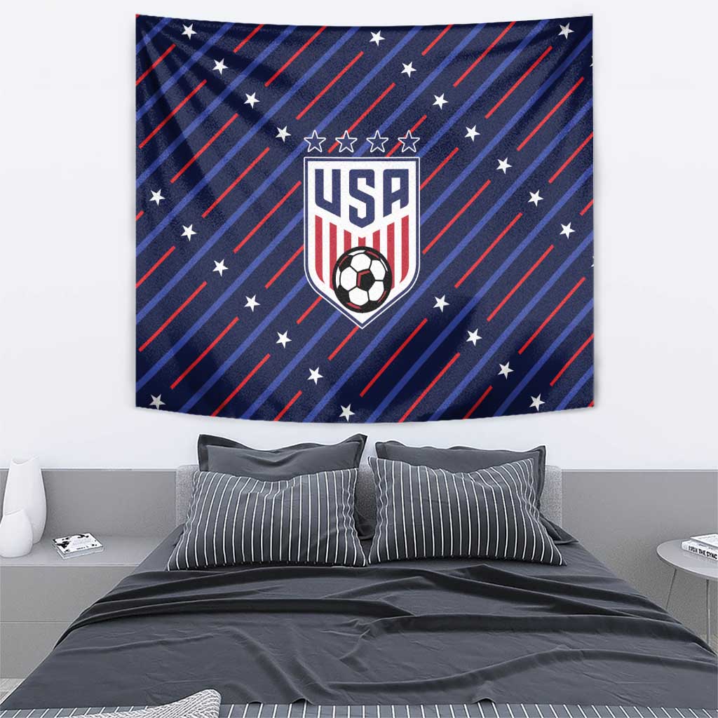 Soccer USA 2026 Tapestry Stronger Together We Are One Nation - Wonder Print Shop