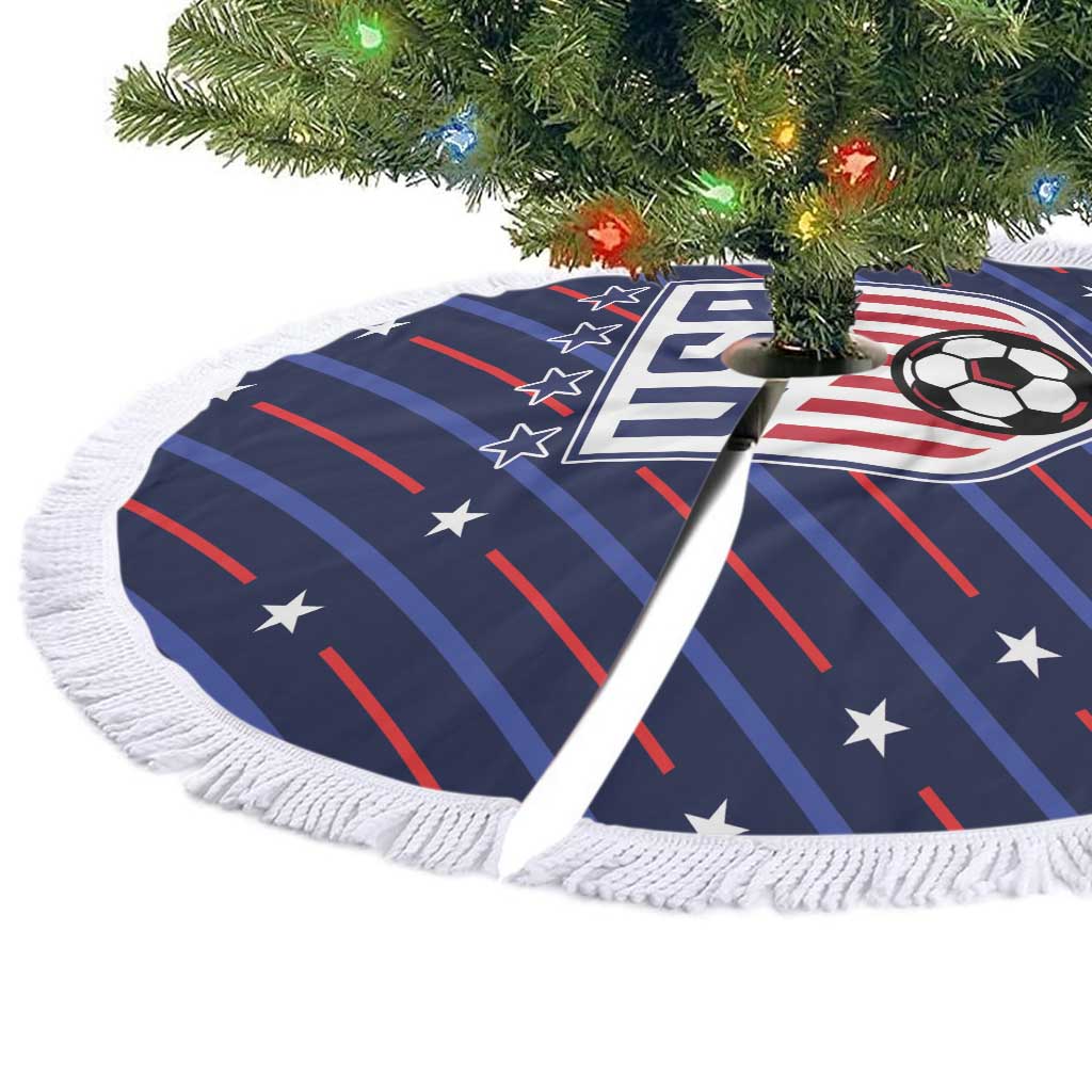 Soccer USA 2026 Tree Skirt Stronger Together We Are One Nation - Wonder Print Shop