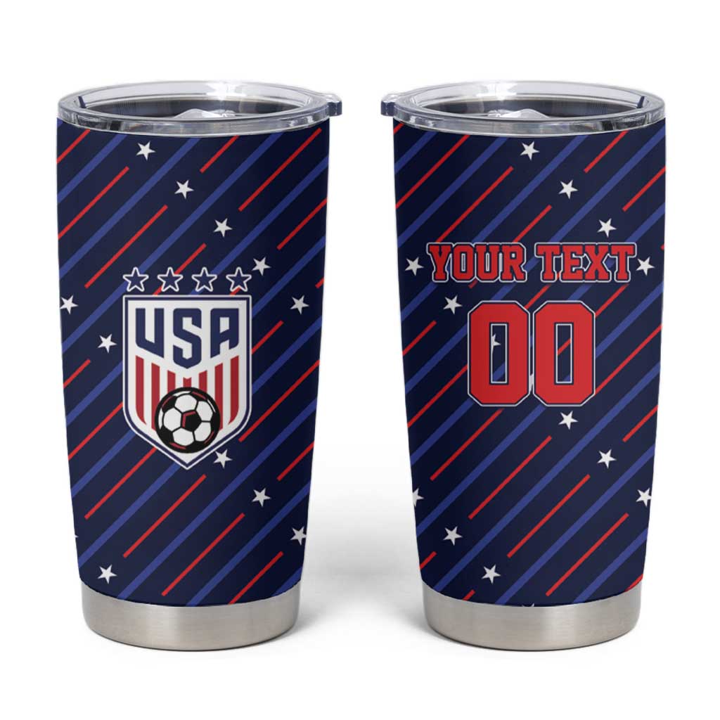 Custom Soccer USA 2026 Tumbler Cup Stronger Together We Are One Nation - Wonder Print Shop
