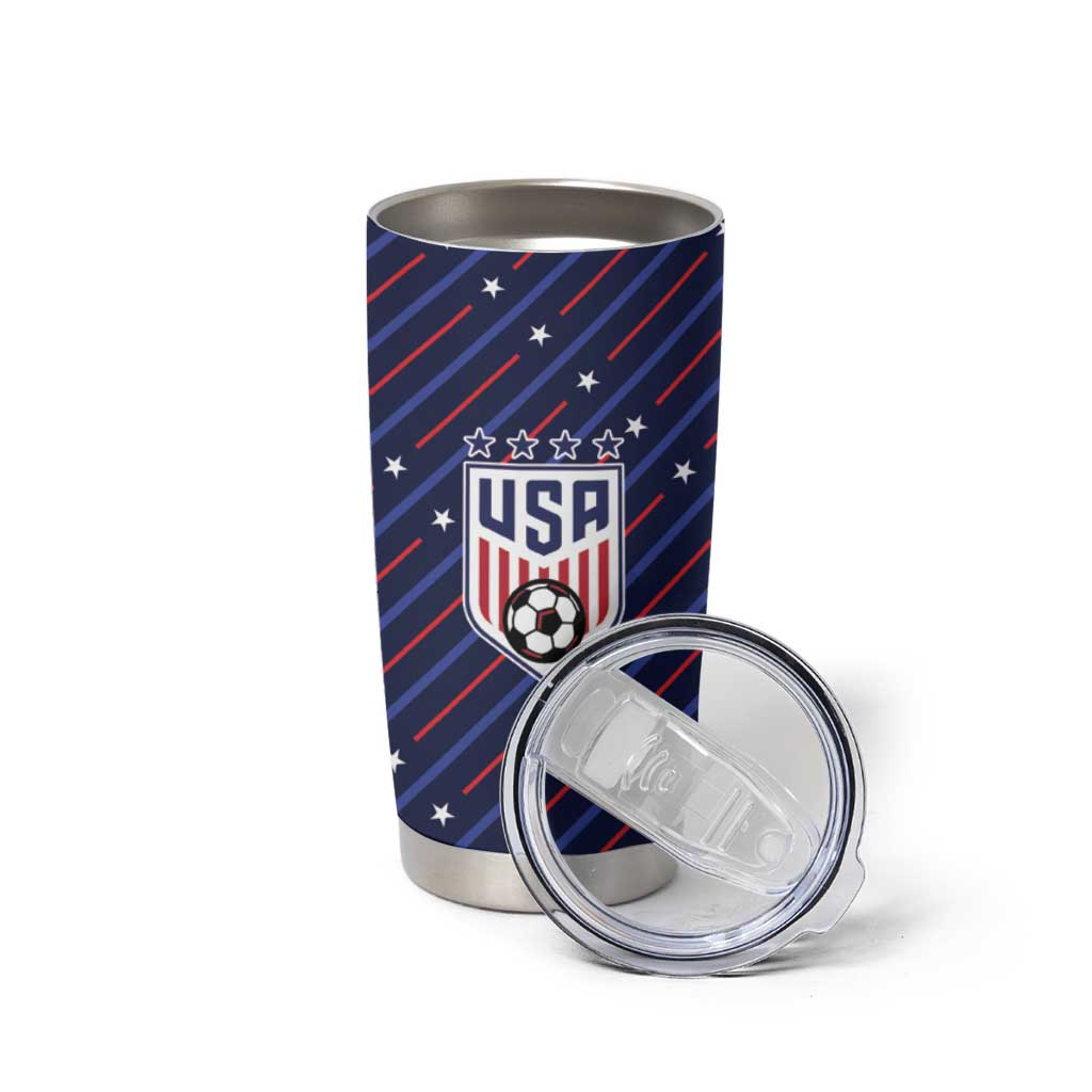 Custom Soccer USA 2026 Tumbler Cup Stronger Together We Are One Nation - Wonder Print Shop