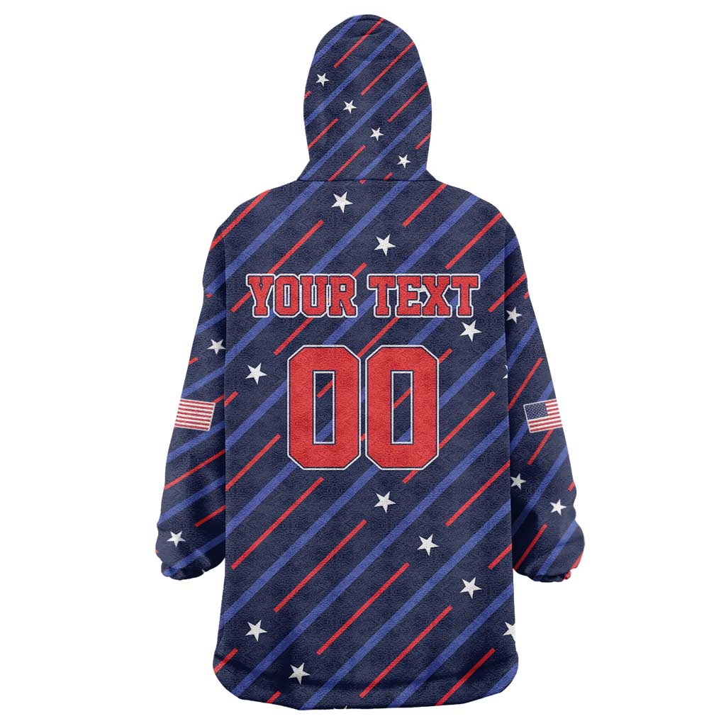 Custom Soccer USA 2026 Wearable Blanket Hoodie Stronger Together We Are One Nation - Wonder Print Shop