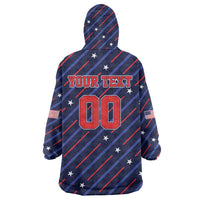 Custom Soccer USA 2026 Wearable Blanket Hoodie Stronger Together We Are One Nation - Wonder Print Shop