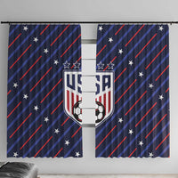 Soccer USA 2026 Window Curtain Stronger Together We Are One Nation - Wonder Print Shop