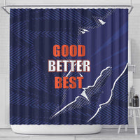 Good Better Best Chicago Football Shower Curtain One Two Three Bears - Wonder Print Shop