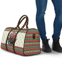 Biker Santa Motorcycle Christmas Travel Bag Santa Claus On A Motorcycle - Wonder Print Shop