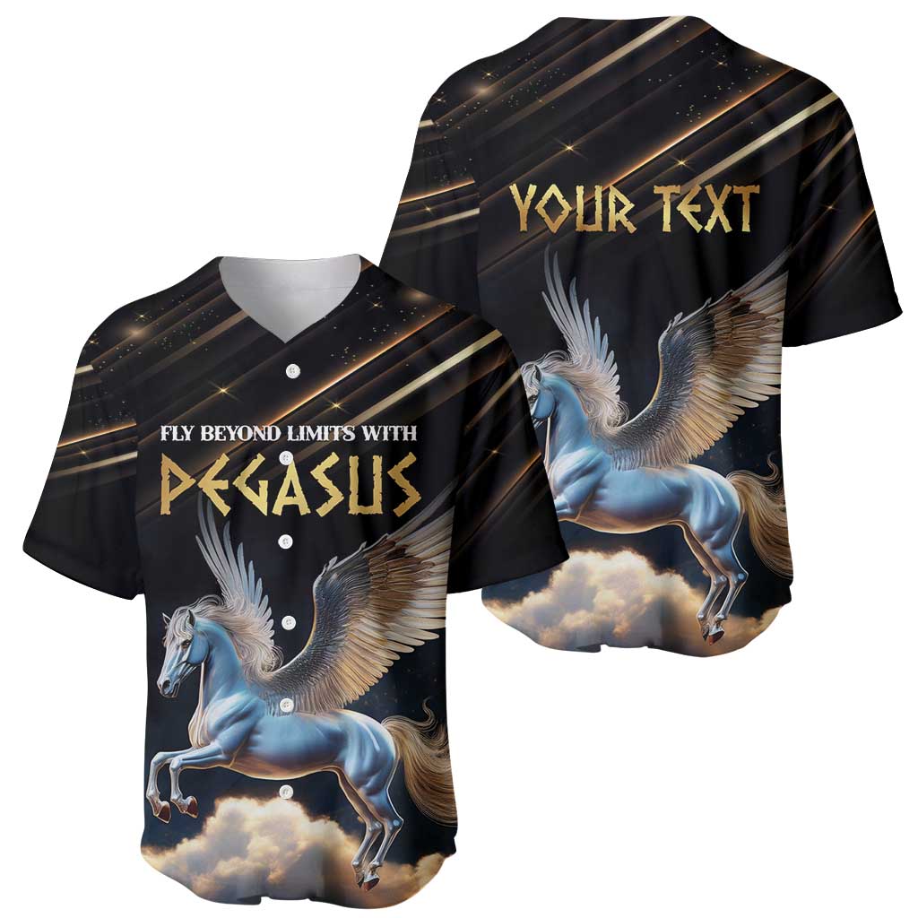 Personalized Fly Beyond Limits With Pegasus Baseball Jersey