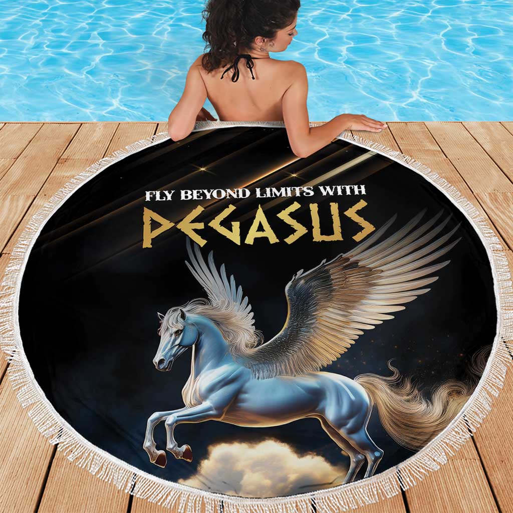 Fly Beyond Limits With Pegasus Beach Blanket