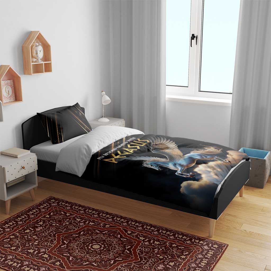 Fly Beyond Limits With Pegasus Bedding Set